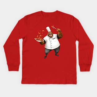 Chef Demetrius Gumbo Kids Long Sleeve T-Shirt